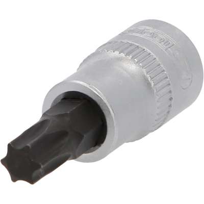 KS Tools TX55 Bit-Stecknuss 3/8 Zoll - Für Innenvierkant-Antrieb Nach DIN/ISO - Vernickelt, Aus Chrom Vanadium