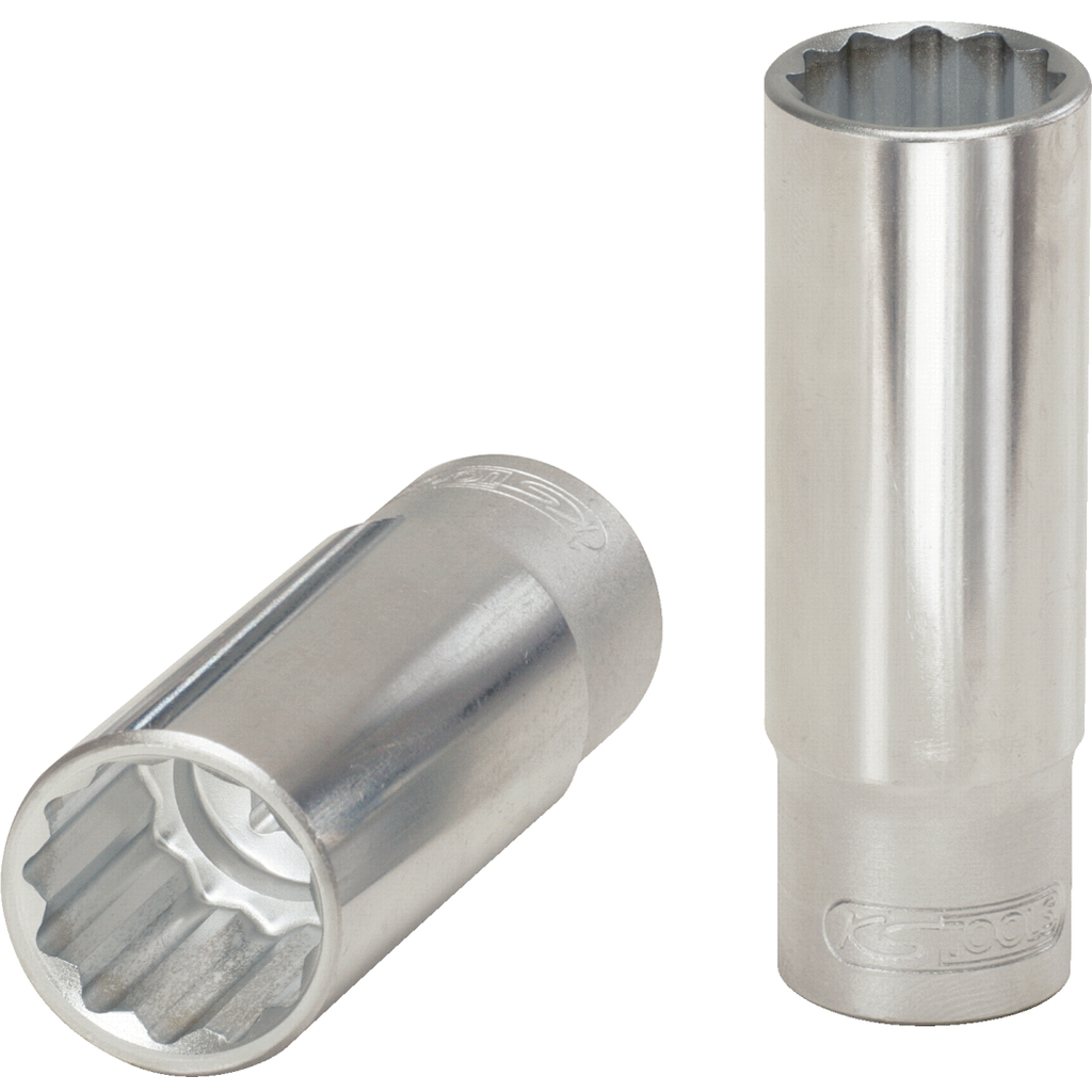 KS Tools Stecknuss 3/8" Antrieb, 12-kant, 17 Mm, Lang – Robuste Handwerkzeuge Aus Chrom Vanadium
