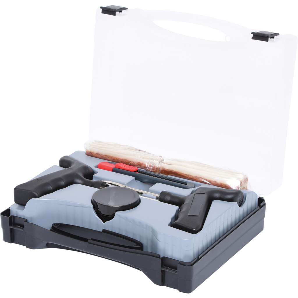 Kit Complet Réparation Pneus - Outils Vulcanisation, Grattoirs, Raclettes Pour Voiture Et Moto