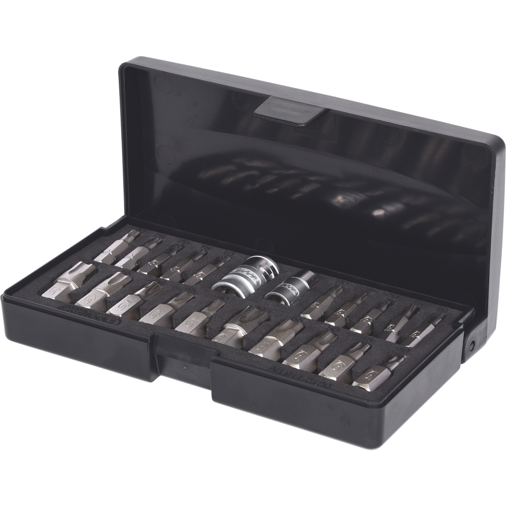 HAZET Steckschlüssel Satz - 1/4" TORX®, Schlitz, PH, Sechskant, 33-tlg