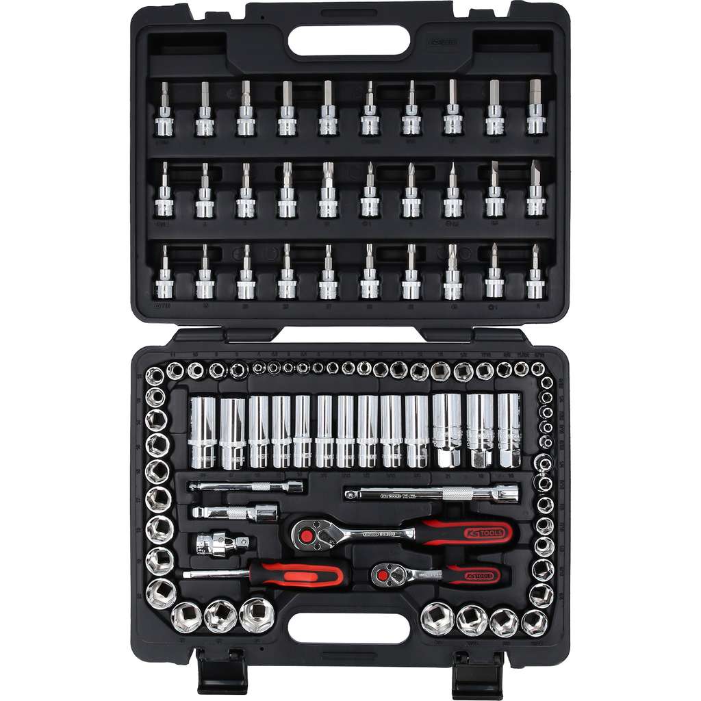 KS Tools Bit-Stecknuss 3/8' PZ1, Auf Hänger – Chrom-Vanadium Stahl, Für Schraubendreher