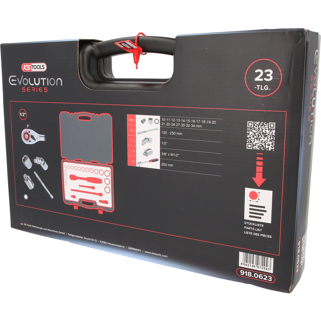 Kit de chaves de caixa CHROMEplus 1/2