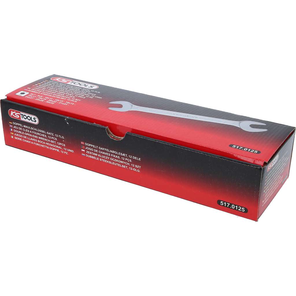 KS Tools - 922.0043 - Jeu de 9 clés mixtes 8-19 mm Ultimate - Finition satinée - Chrome Vanadium