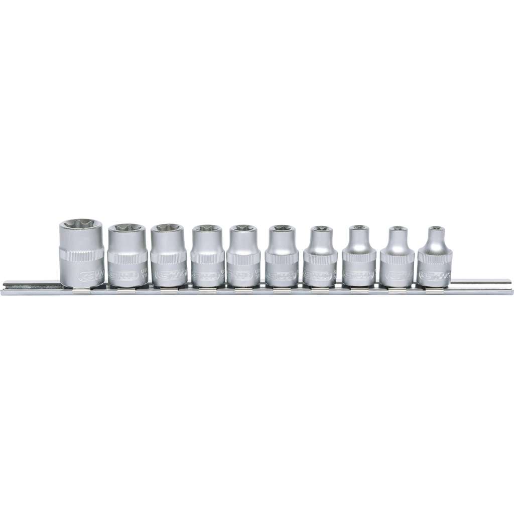 3 8 Torx E Socket Set 10 Pcs E5 E18 3 8 Sockets Sockets Hand Tools Catalogue Products Ks Tools Werkzeuge Maschinen Gmbh