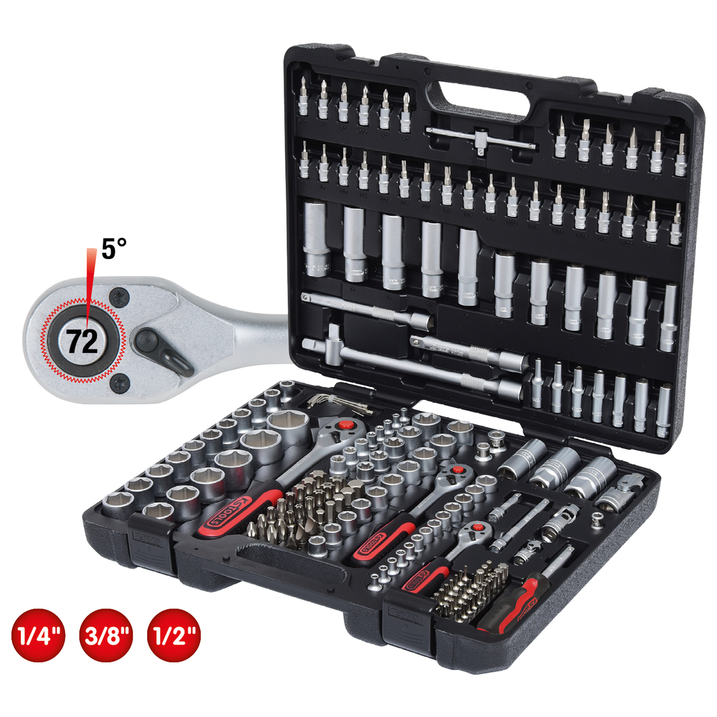 KS Tools 911.0661 3/8 Zoll Steckschlüssel-Satz | inklusive