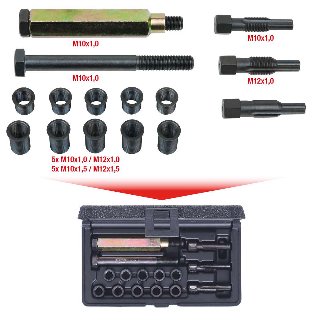 HAZET Glühkerzen Reparatur Satz 4760-M10X1/9 Produktbild-Vorschau 10