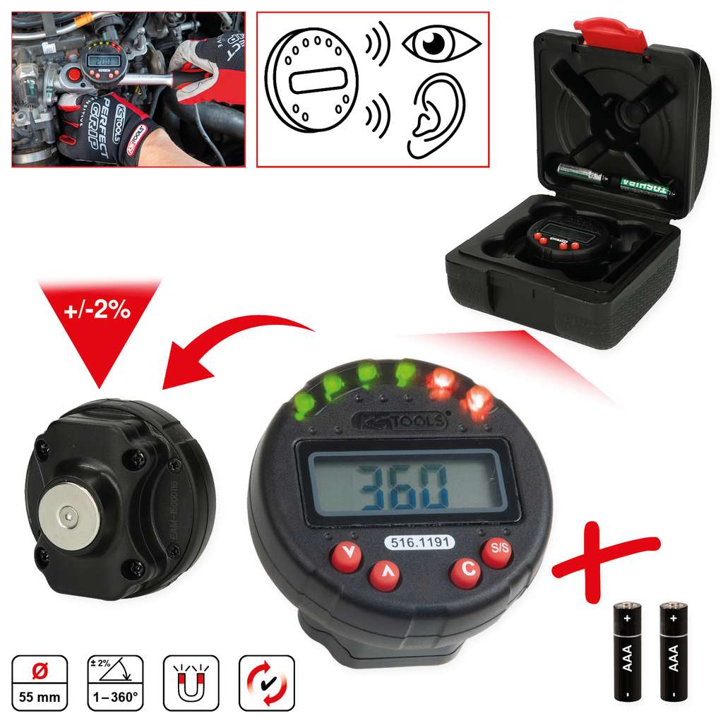 Universal-Winkelmesser Aus Kohlenstoffstahl – Präzisionswerkzeug Für 0–320° Winkel