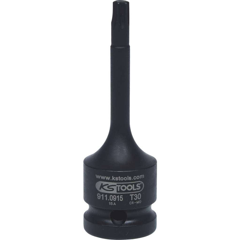 KS Tools TX Stecknuss 1/2 - Mit Stirnlochbohrung & Kugelfangrille