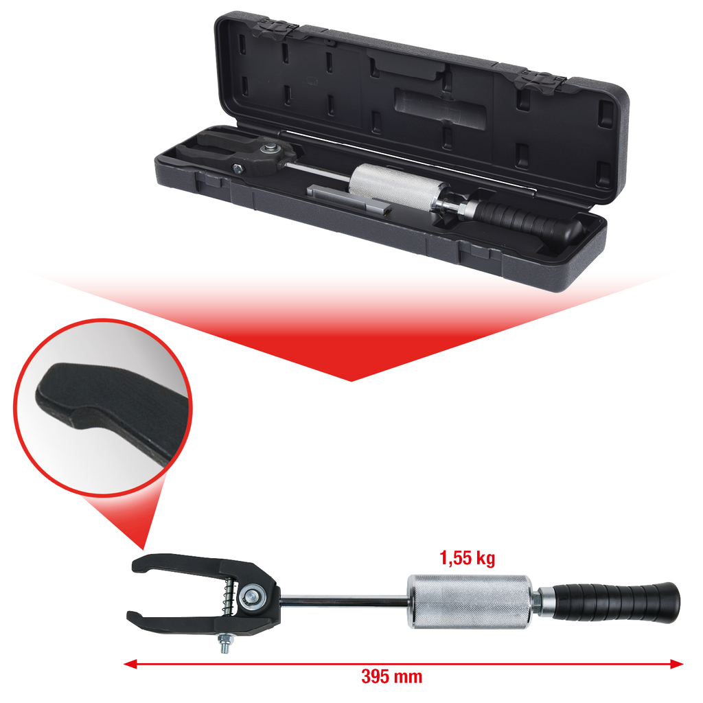 Kit Estrattore Iniettori Per CDI – Sprinter Classe C E 27 (00) – Acciaio Al Carbonio, 3 Pezzi Per Rimozione Senza Danni Al Coperchio