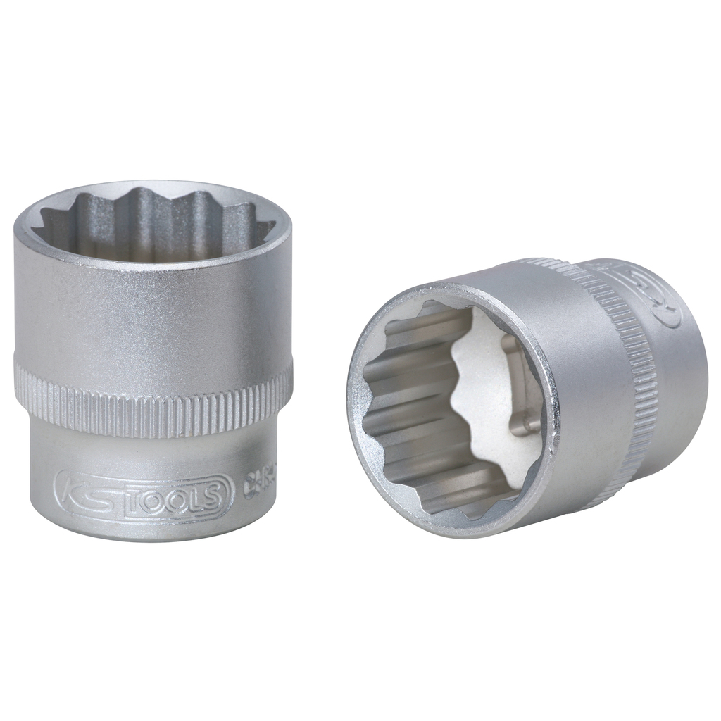 KS Tools 515.0924 1/2 Dopsleutel, twaalfkant, kracht, kort, 24mm