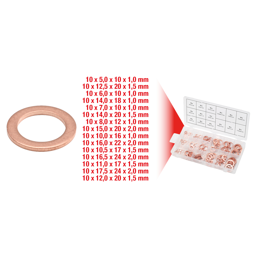 Gedotec - Guarnizione per porta di casa, 12 , in silicone, arrone