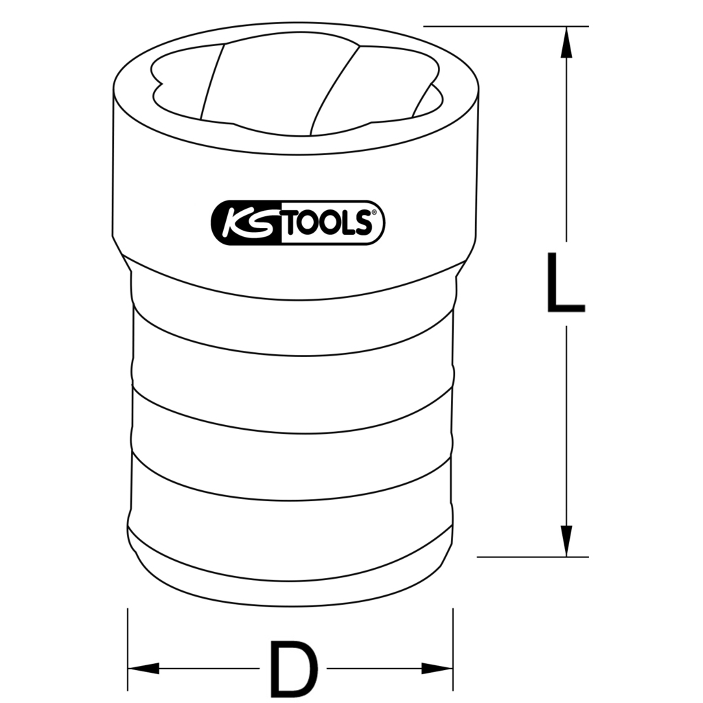 Vasos De Impacto Para Llantas 1/2"" 15,17,19,21,22mm