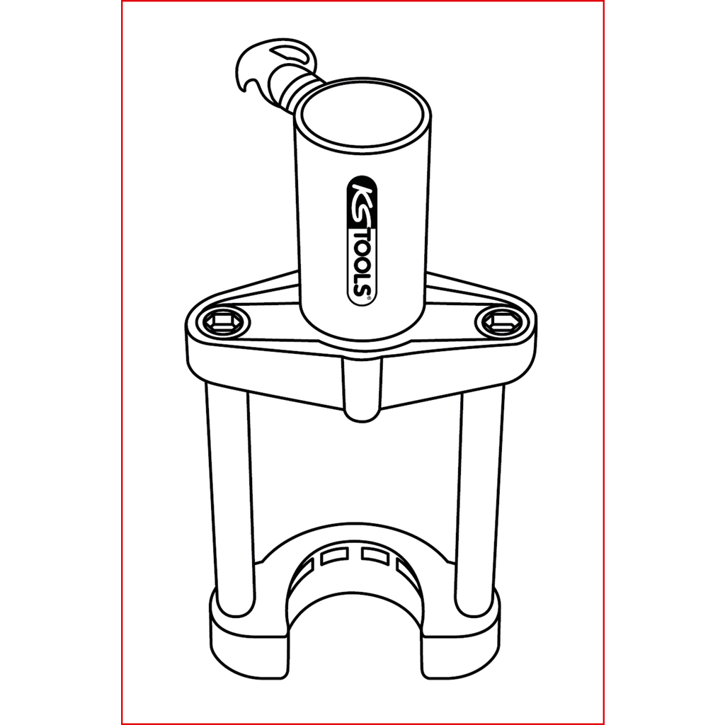 Universal-Press-Stativ, 9-tlg | Hydraulische Achswerkzeuge  