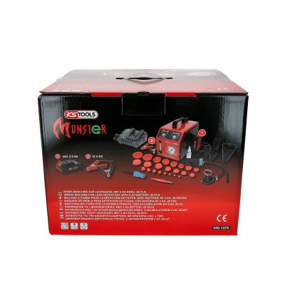 KS Tools Accu-slagschroefmachine 117Nm,1/4,2 accus 117Nm, 1.870U/min KS Tools Accu-slagschroefmachine 117Nm,1/4,2 accus 117Nm, 1.870U/min