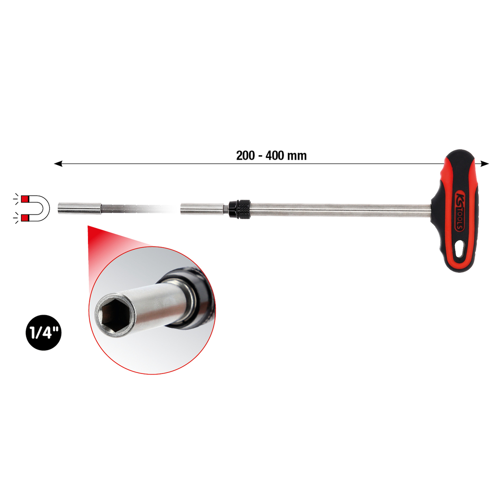 Porte-outils Pour Broches Rotatives MaXpeedingrods – Tige 3/4 Et 1/2 – Noir
