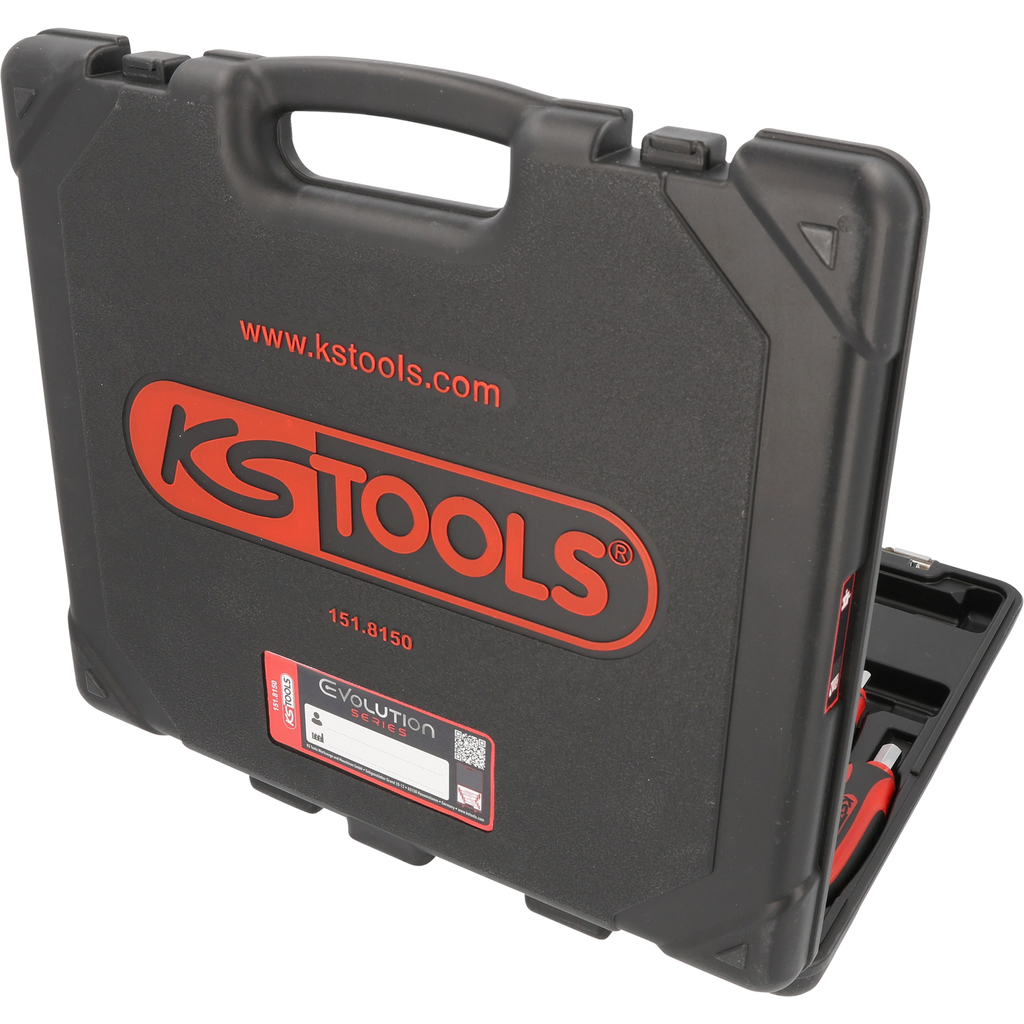 KS Tools 151.2406 TX-Kugelkopf-Winkelstiftschlüssel Lang, T40 – Aus Chrom-Vanadium-Stahl, Matt Verchromt – Für Schwer Zugängliche Schrauben