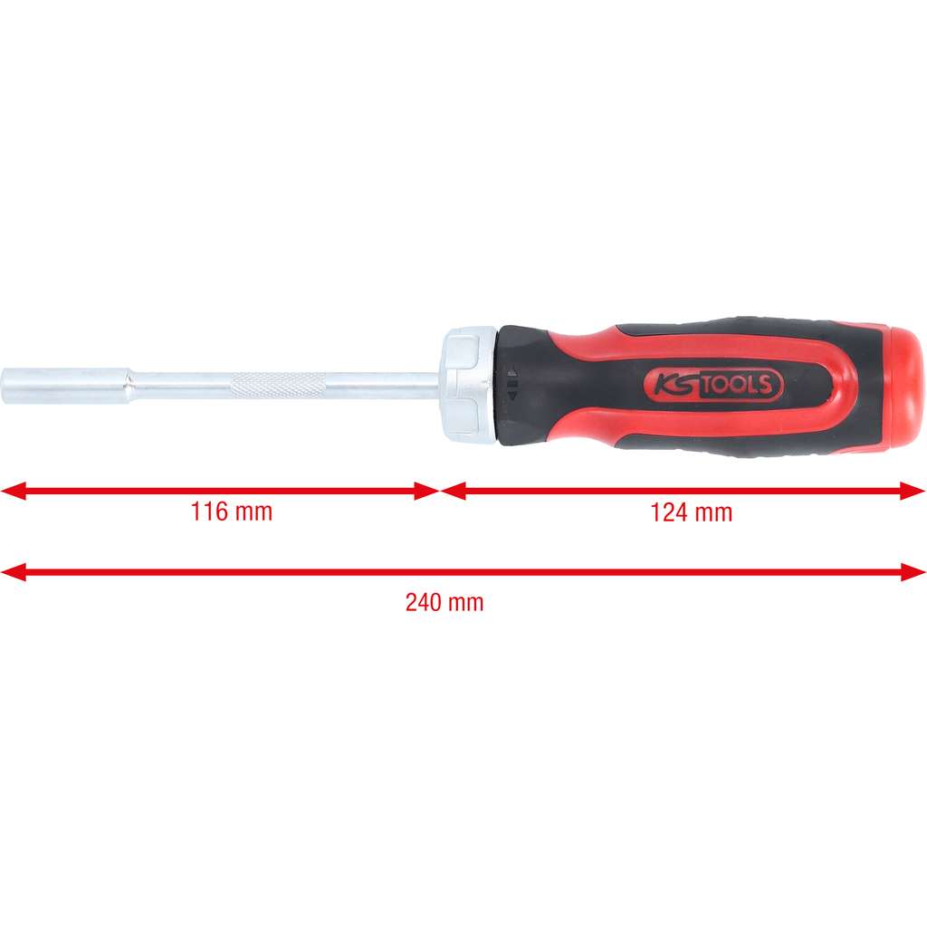 Tournevis à Cliquet Articulé + 12 Embouts BGS Technic 68198 – Set Pro