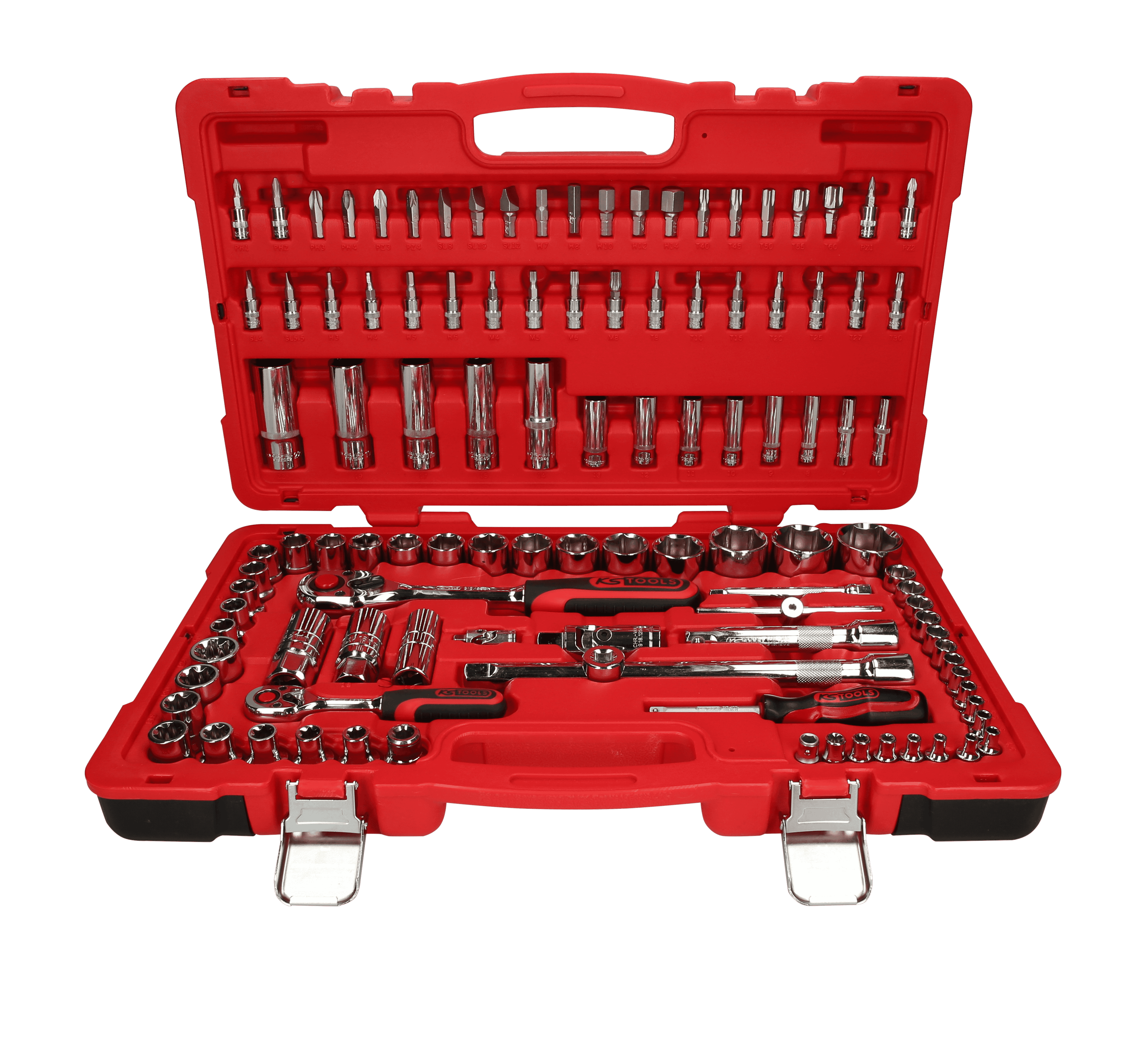 Ks Tools Llave De Vaso 918.1221-E 21mm - Perfil Flank-Drive, Cromo Vanadio Kit Mecánica Profesional