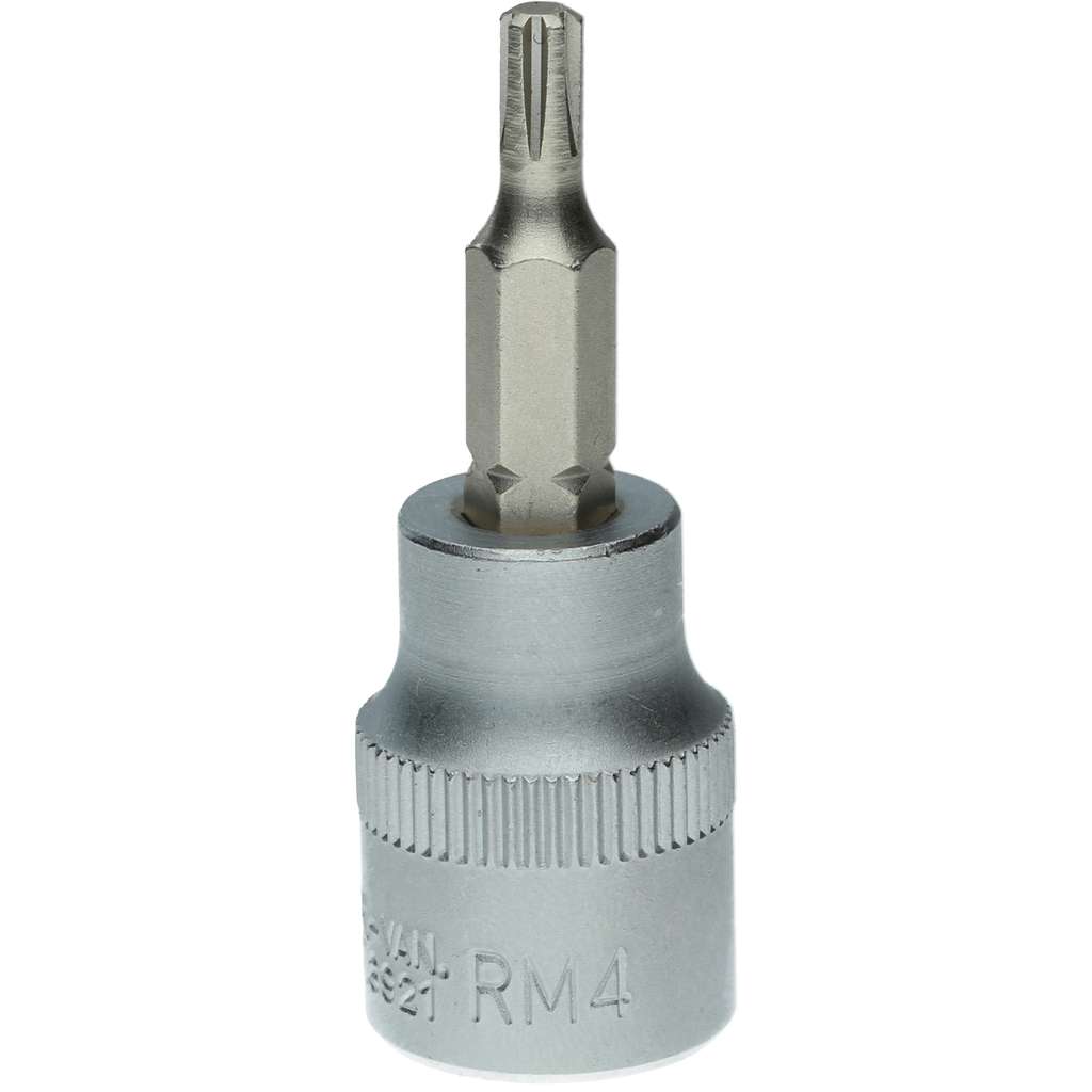 KS Tools Bit-Stecknuss Für RIBE-Schrauben M8 – Länge 200 Mm, Aus Legiertem Stahl, Für Profi & Hobby