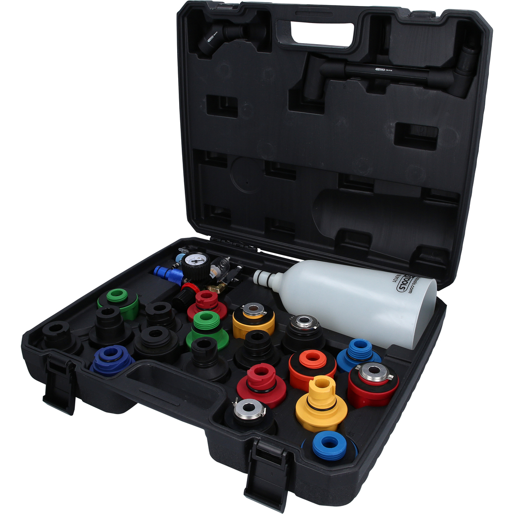 TKSE Olie Trechter Adapter Set, 10 Stuks Auto Motor Olie Trechter Adapter Vulset Plus Swivel Offset Verlengbuis Auto Van Tool