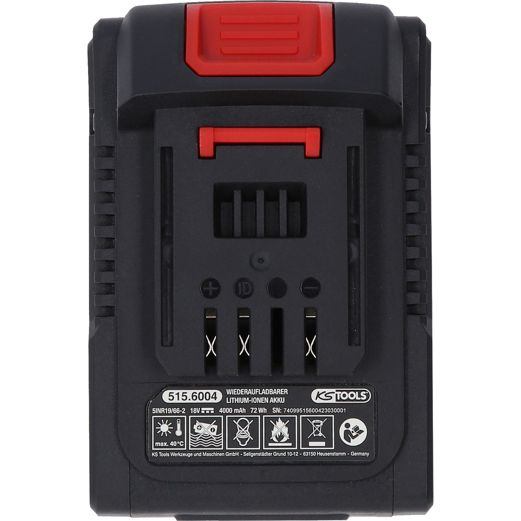 eMONSTER Rechargeable battery, 18V, 4.0Ah | Rechargeable Batteries  