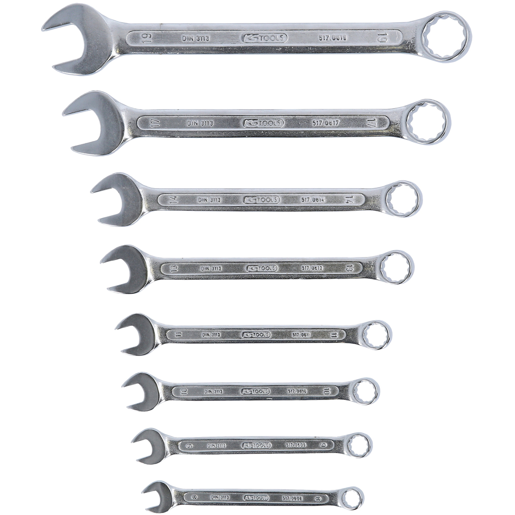KS Tools 517.0043 Ringaulschlüssel-Satz, abgewinkelt, 21-tlg 6-32