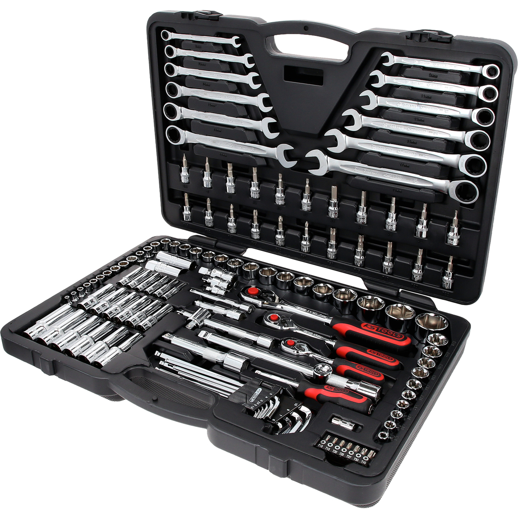 KS Tools 918.3817 - Douille Chrome 3/8" 6 Pans 17 Mm - Acier Chrome-Vanadium, DIN/ISO