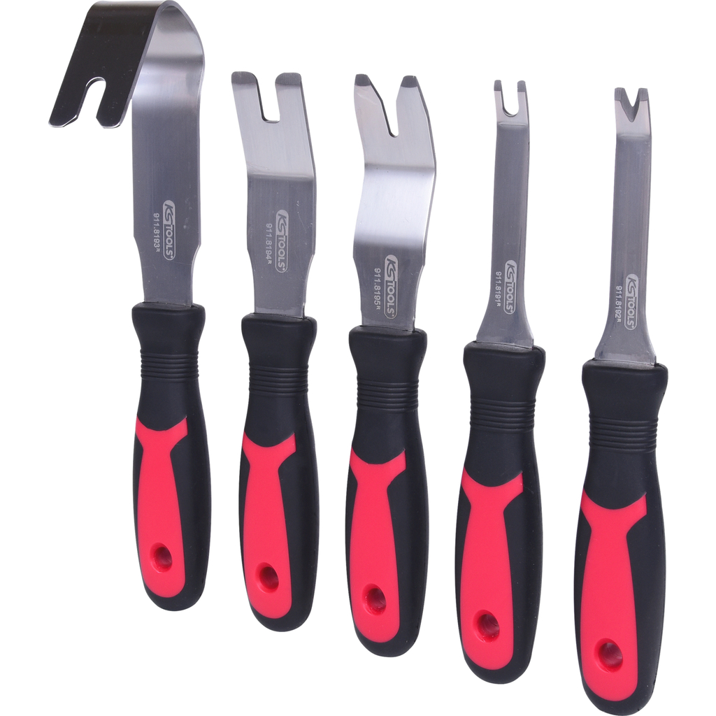 Kit 5 Outils Pour Démonter Garnitures Auto - Levier Sans Rayure, Neuf